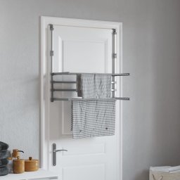 Suport de uscare pentru balcon 89x25x(60-95) cm aluminiu GartenMobel Dekor