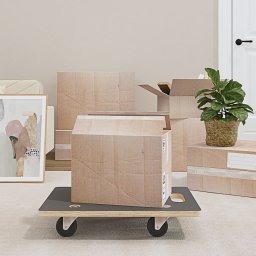 Carucioare transport 2 buc dreptunghiulare 60x40x11,5 cm 250 kg GartenMobel Dekor