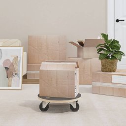 Carucioare de transport, 2 buc., rotunde, Ø38x11,5 cm, 250 kg GartenMobel Dekor