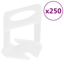 Cleme de nivelare a placilor 250 buc. 3 mm GartenMobel Dekor