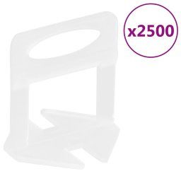 Cleme de nivelare a placilor 2500 buc. 3 mm GartenMobel Dekor