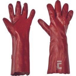 Manusi de protectie REDSTART 10/XL, 45 cm, acoperire PVC pentru lucru