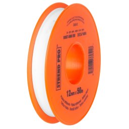 Banda teflon PTFE Strend Pro 12 mm x 50 m, 0,1 mm, profesionala