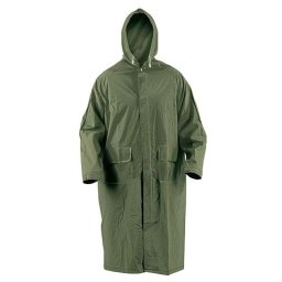 Pelerina de ploaie CETUS din PVC verde, marimea XXL, cu gluga