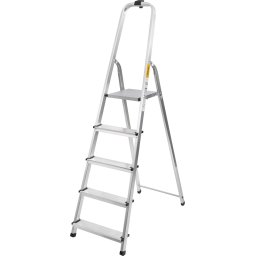 Scara pliabila din aluminiu Strend Pro ALD cu 5 trepte, max. 125 kg