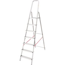 Scara pliabila din aluminiu Strend Pro ALD, 7 trepte, max. 125 kg