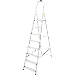 Scara din aluminiu Strend Pro ALD cu 8 trepte, antiderapanta, max. 125 kg