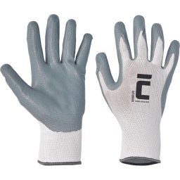 Manusi de protectie Babbler 09/L din nylon cu nitril, 12 perechi