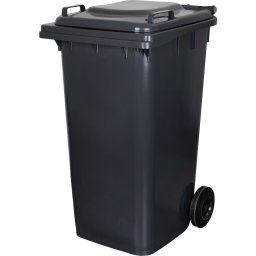 Pubela ICS GB4 240 L gri, cu roti, pentru colectarea deseurilor
