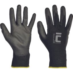 Manusi de gradinarit BUNTING Evolution Black 08/M, poliester cu PU
