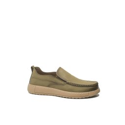 Mocasini bărbați Mels green kaki din piele naturală FNX90006-43 EU