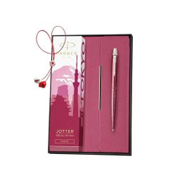 Set Pix Jotter Royal Global Tokyo fucsia + Agenda Velvet B6 fucsia