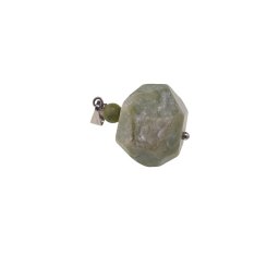 Pandantiv Jad fatetat 15mm si sfera 4mm