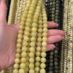 Sirag Jad Olive sfere 10mm, 37cm