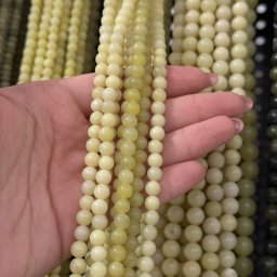 Sirag Jad Olive sfere 6mm, 38cm
