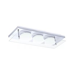 Eglo 75328 - Plafonieră LED ABIOLA, 3 x 6W, 230V, crom lucios