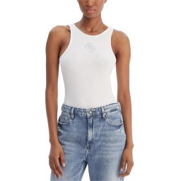 GUESS Top Sl Round Nk Guendalina W6RP39KD092 g011 pure white