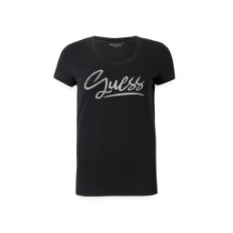 GUESS T-Shirt Ss Cn Guess Script W6RI24J1314 jblk jet black a996