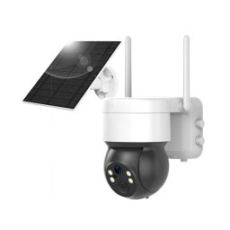 Cameră WiFi PTZ 3MP cu panou solar Secutek SRT-BC10T