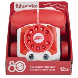 Jucarie interactiva, Mattel, Fisher Price - Telefonul rosu 12m+
