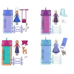 Papusa Frozen, Mattel, Castel cu 5 Surprize JFG19, Mix