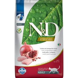 Farmina N&D Grain Free Chicken&Pomegranate Adult hrana uscata fara cereale pentru pisici adulte, cu pui si rodie 5 kg