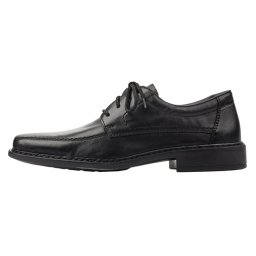 Pantofi barbati, Rieker, B0812-00-Negru, elegant, piele naturala, cu toc, negru (Marime: 42)