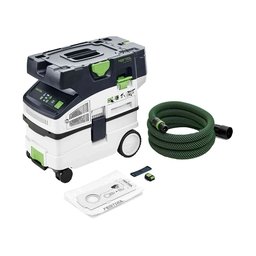 Festool - CLEANTEC CTMC MIDI I-Basic - Aspirator particule umed-uscate fara acumulatori si incarcator, Li-Ion, 18 V, - Ah, 190 mbar