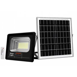 Proiector Solar Jortan 300W IP66 cu Indicator batarie si telecomanda 6500k