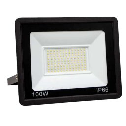 Proiector cu LED SMD 220V Putere 100W IP66 NEGRU JORTAN