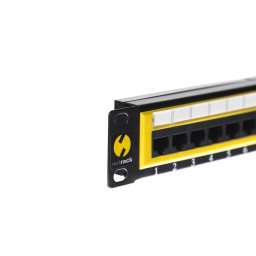 Netrack patchpanel 19'' 24 ports cat.6 UTP LSA