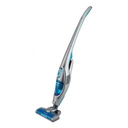 Aspirator vertical sistem de filtrare ciclonic, dubla utilizare: aspirator vertical sau de mana, acumulator Li 22.2V, 110W, 2 viteze, putere aspirare max 8kPa, 0.5L, perie cu lumini LED, albastru/gri