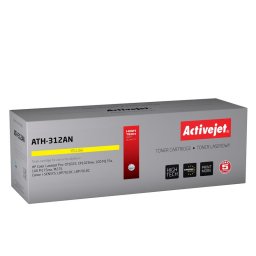 Activejet ATH-312AN toner for HP printer; HP 126A CE312A, Canon CRG-729Y replacement; Premium; 1000 pages; yellow