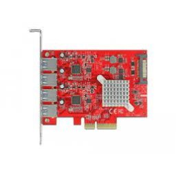 DeLOCK PCIe x4> 4x external USB-A 3.2 Gen 2, USB controller