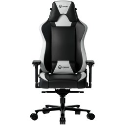 Scaun Gaming LRG-CHR311BW, Negru/Alb, 150 max, Spatar reglabil