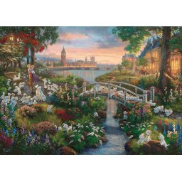 Schmidt Spiele Thomas Kinkade Studios: Painter of Light - Disney 101 Dalmatians, Jigsaw Puzzle (1000 pieces)