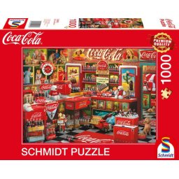 Schmidt Spiele Coca Cola - Nostalgie-Shop, jigsaw puzzle (1000 pieces)