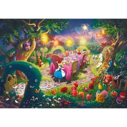 Schmidt Spiele Thomas Kinkade Studios: Disney Dreams Collection - Alice in Wonderland, Mad Hatter's Tea Party, Puzzle (6000 Pieces)