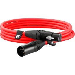 Microfon Rode Microphones Cable XLR3M-R red (red, 3 meters)