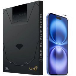 Folie de sticlă securizată iLera Infinity pentru Apple iPhone 16 / 15 - transparentă