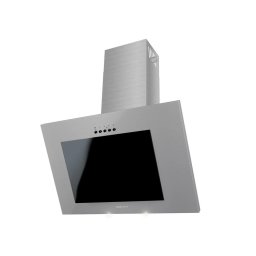 Hota Hota Decorativa, 50 cm, 600 m³/h, 3 Trepte, Filtru Aluminiu, Iluminare LED, 66 dB, Negru, Touch Control