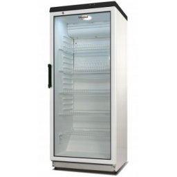 Vitrina frigorifica profesionala BEKO ADN 202/2, 290 l, 600x600x1450mm, iluminare LED, 5 rafturi ajustabile, alb