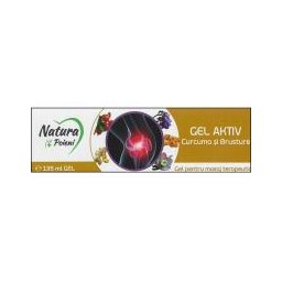 Gel aktiv curcuma si brusture 135ml NATURA PLANT POIENI