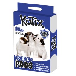 Set 10 covorase absorbante igienice Kotix pentru caini, 60 x 90 cm