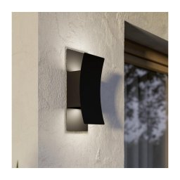 Eglo 902021 - Aplica de perete LED pentru exterior VERDOLINO, 2xLED/4W/230V, IP44, negru