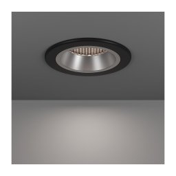 Eglo 902298 - Plafonieră LED YEBRA-Z RGBW, dimabilă, cu sticlă fumurie, LED/4,8W/230V IP44, negru