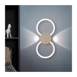 Eglo 902127 - Aplică de perete LED VENTICELLO LED/20W/230V + LED/0,91W bej