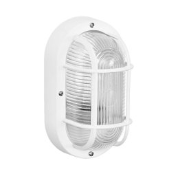 Osram - Aplica de exterior BULKHEAD 1xE27/10W/230V IP54 albă