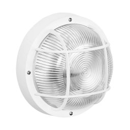 Osram - Aplica de exterior BULKHEAD 1xE27/10W/230V Ø 19 cm IP54 albă