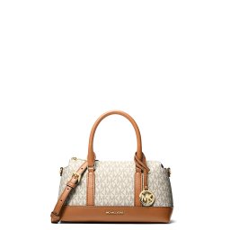 MICHAEL KORS Geantă Andie Sm Tz Satchel 30S6G3PS1B 149 vanilla/acrn